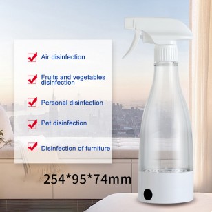 350ml Hypochlorous Acid Disinfection Water Generator with Fogger Spray